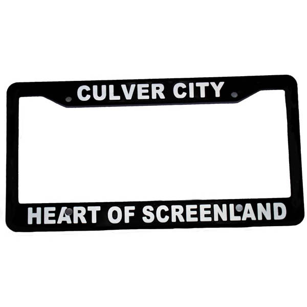 Heart of Screenland license plate frame